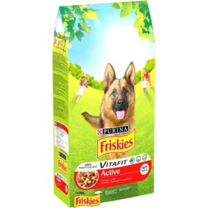 FRISKIES Briketi za pse Adult Active, meso 15kg