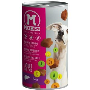 Moksi Konzerva za pse sa jetrom 1240g