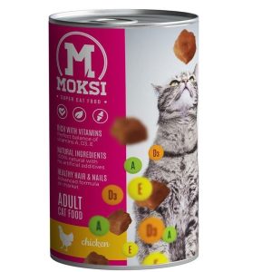 Moksi konzerva za mačke sa piletinom 415g